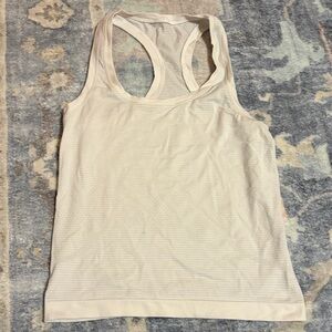 Lulu Lemon White Racerback Tank Top